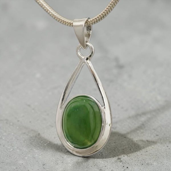 Jade Raindrop Pendant