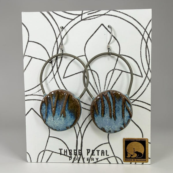 Round Pottery Earrings