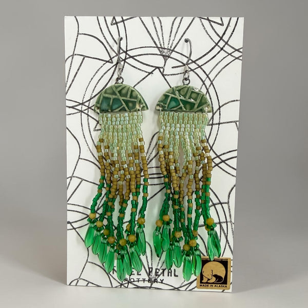 Jellyfish Pottery Earrings
