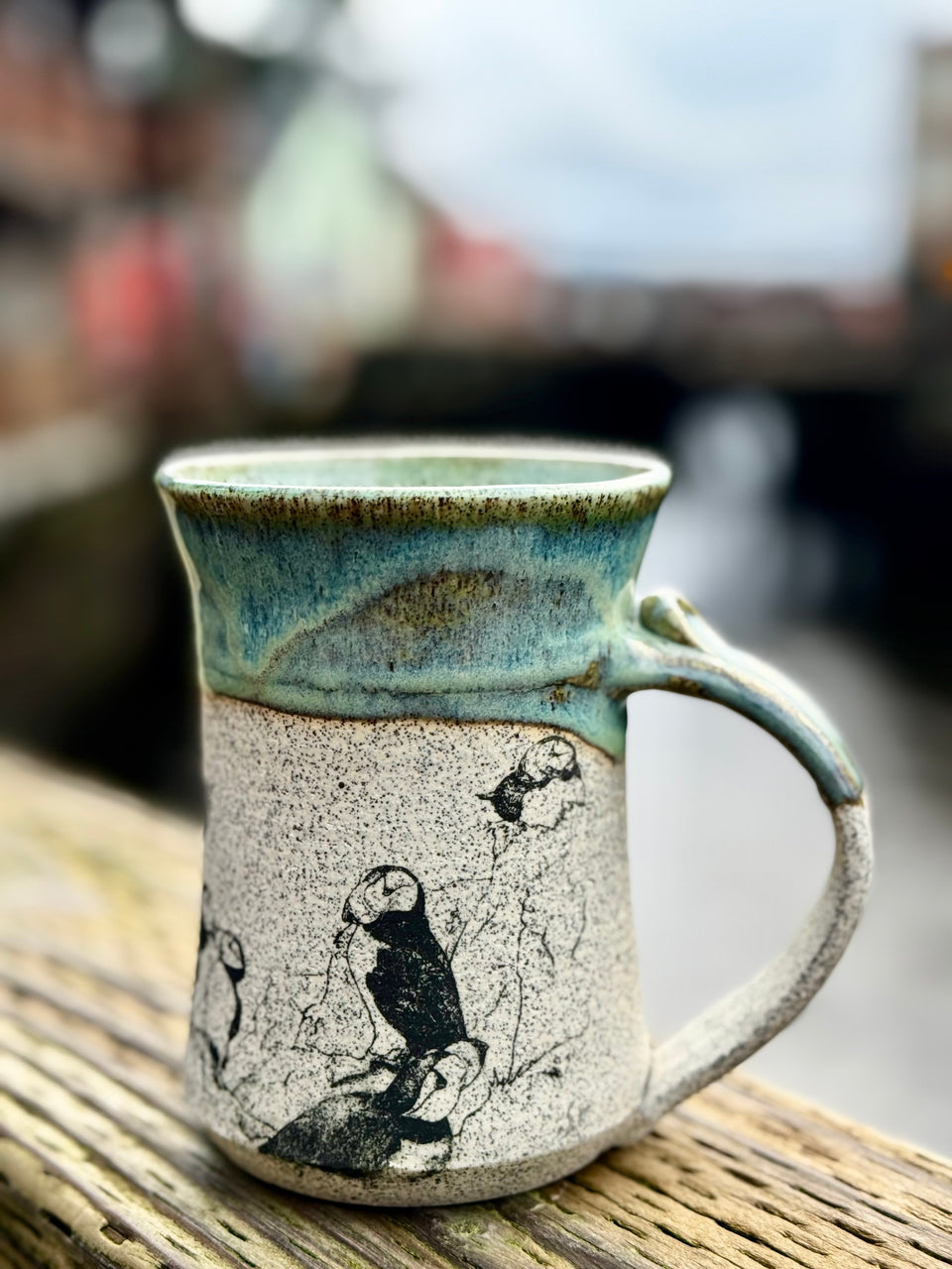 Puffin Decal Mug
