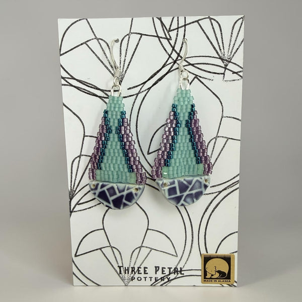 Teardrop Pottery Earrings