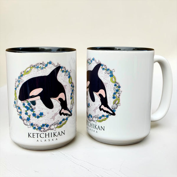 Ketchikan, AK Baby Orca Mug