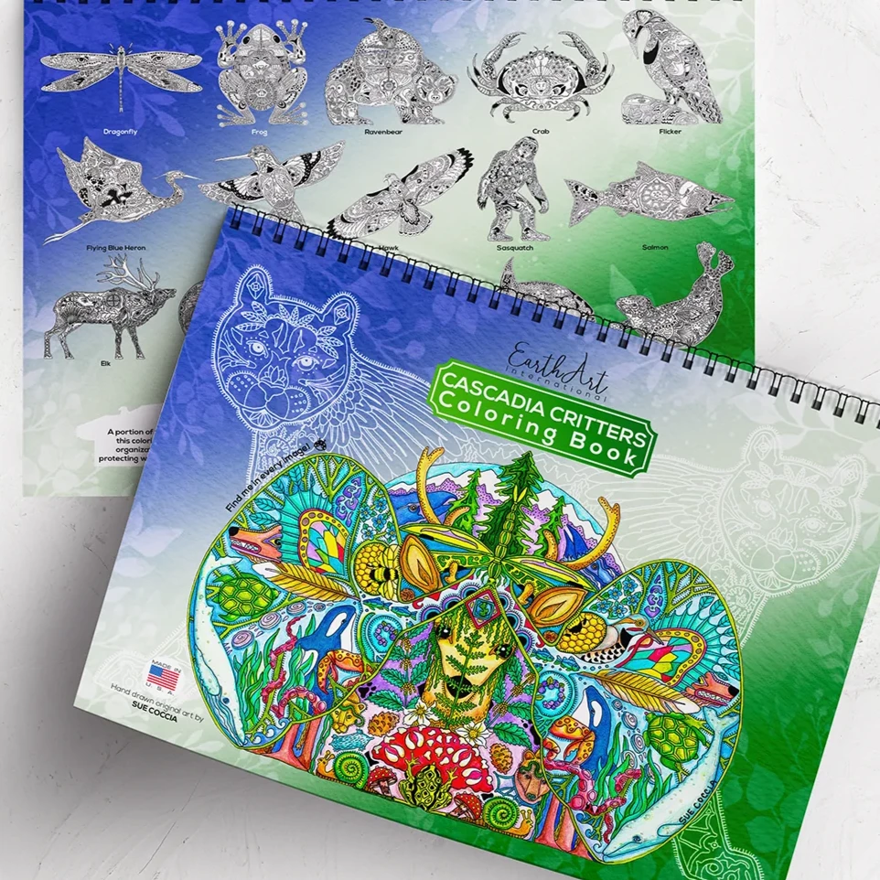 Cascadia Critters Coloring Book