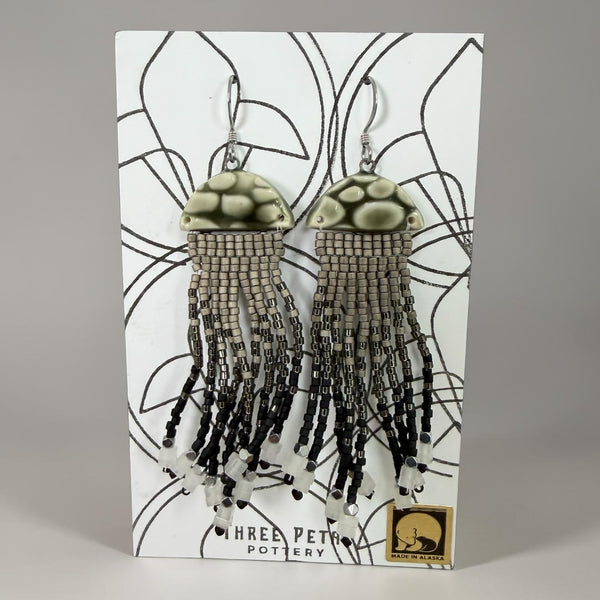 Jellyfish Pottery Earrings