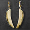 Mammoth Ivory & Gold Earrings