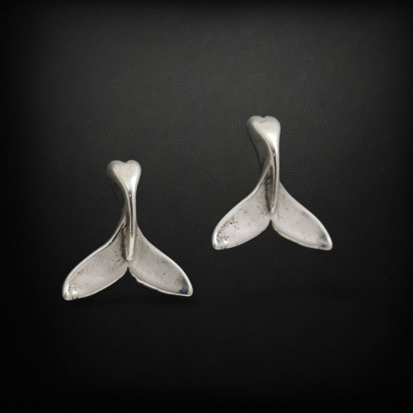 Whale Tail Post Earrings