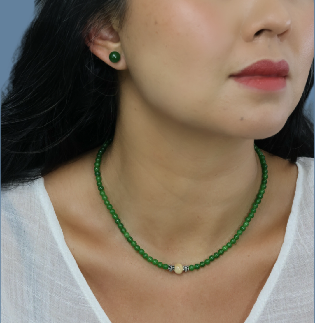 Ivory & Jade Necklace