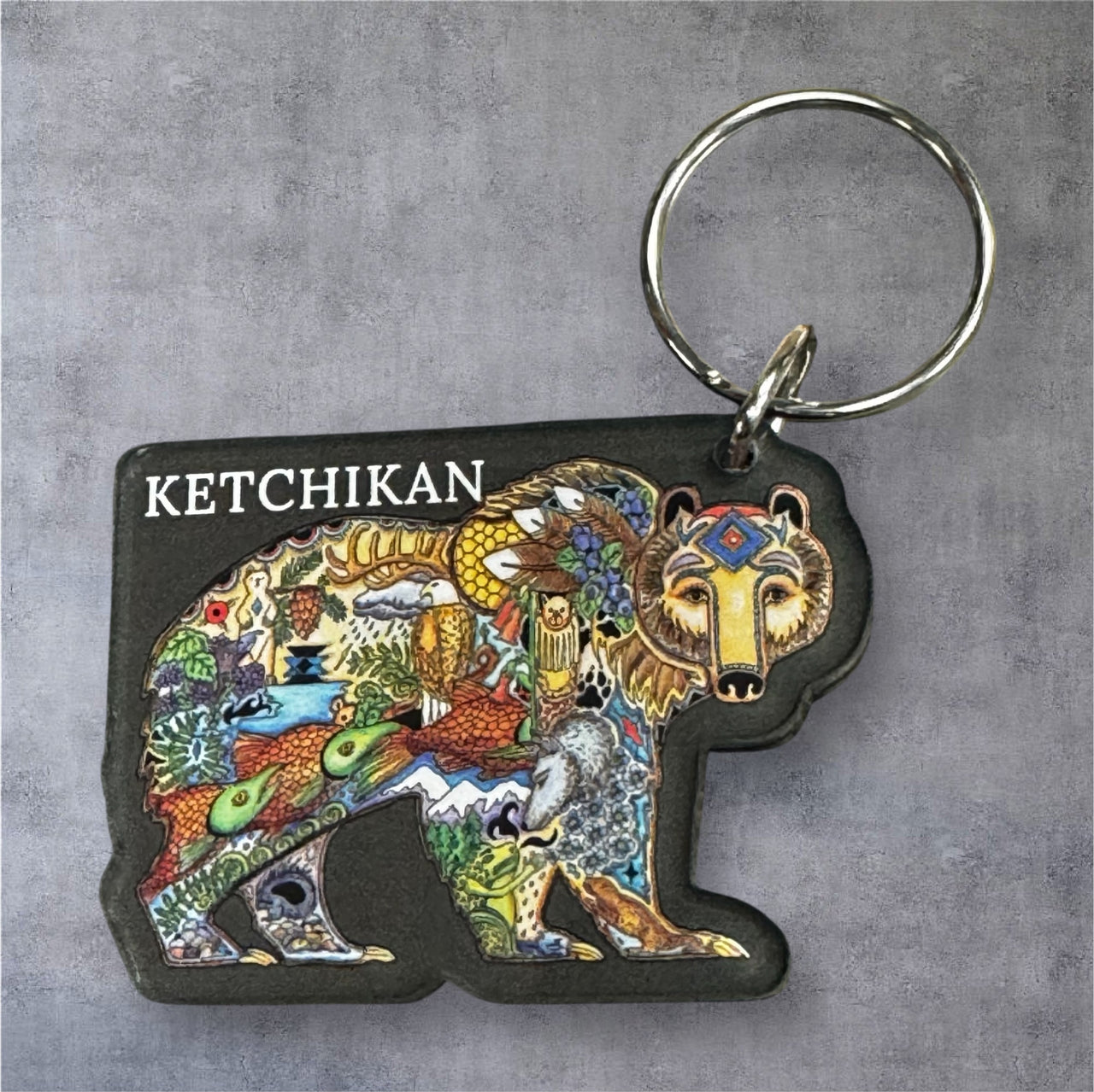 Ketchikan Bear Key Chain