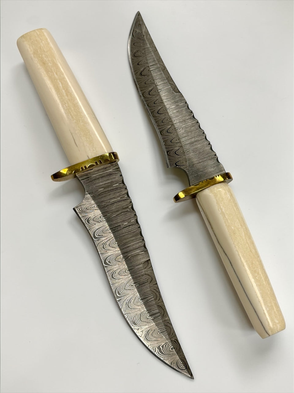 Ivory & Damascus Knife