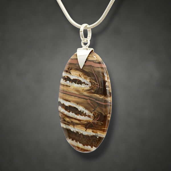 Mammoth Tooth Oval Pendant