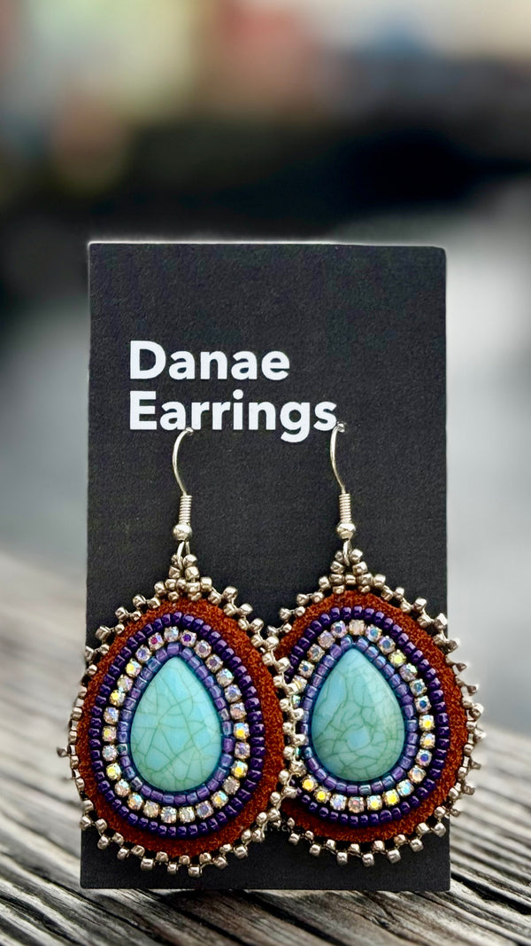 Turquoise Teardrop Earrings