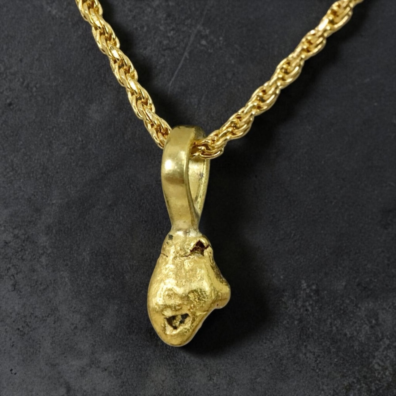 Gold Nugget Pendant