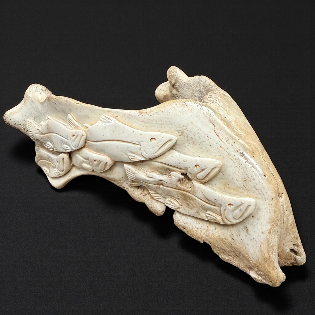 Salmon Jawbone Carving