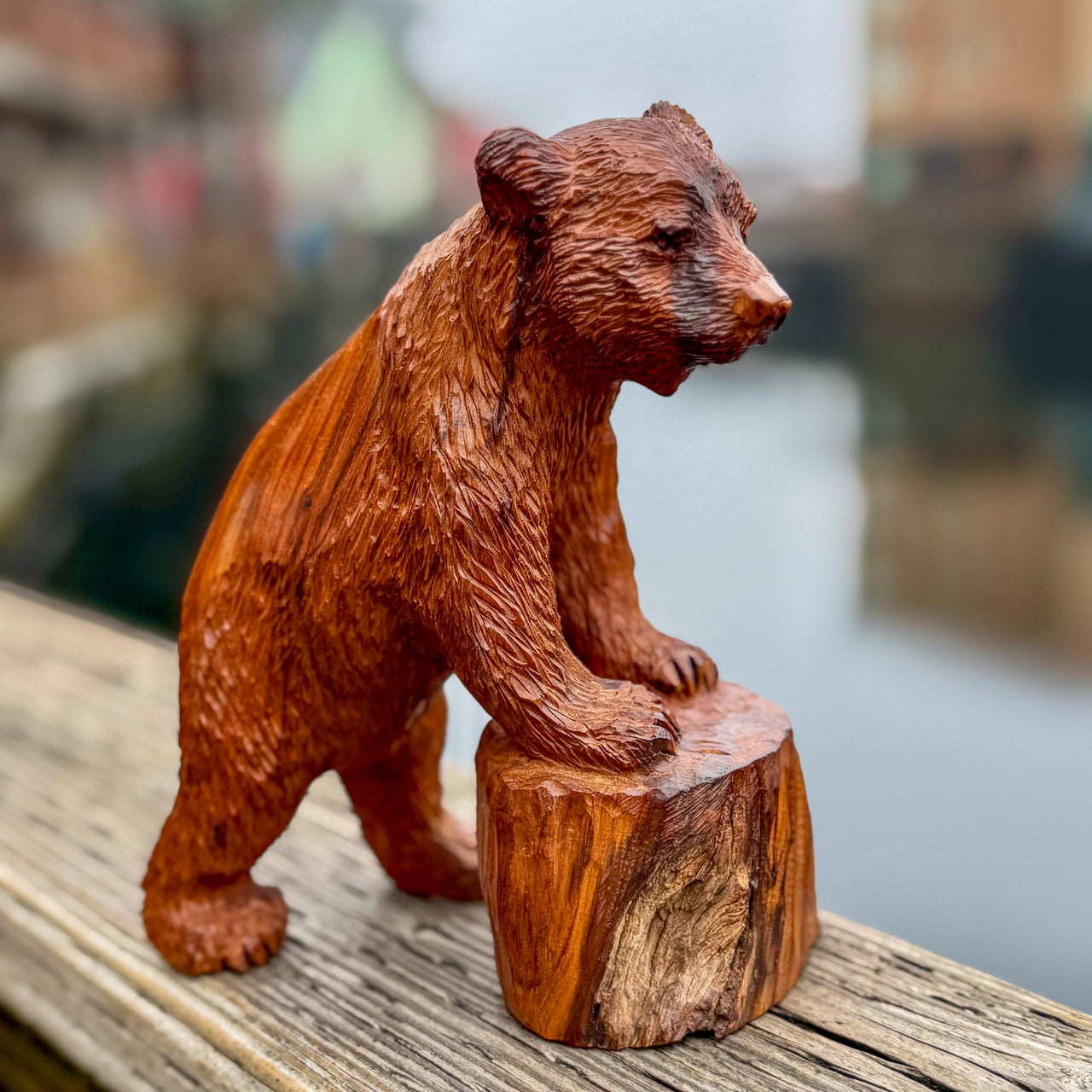 Bear on Stump