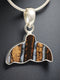 Mammoth Tooth Whale Tail Pendant