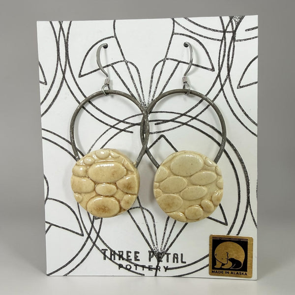 Round Pottery Earrings