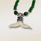 Ivory & Jade Whale Tail Necklace