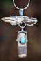 Artifact Pendant w/ Turquoise