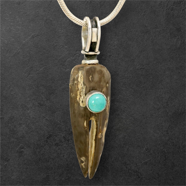 Ivory Artifact & Turquoise