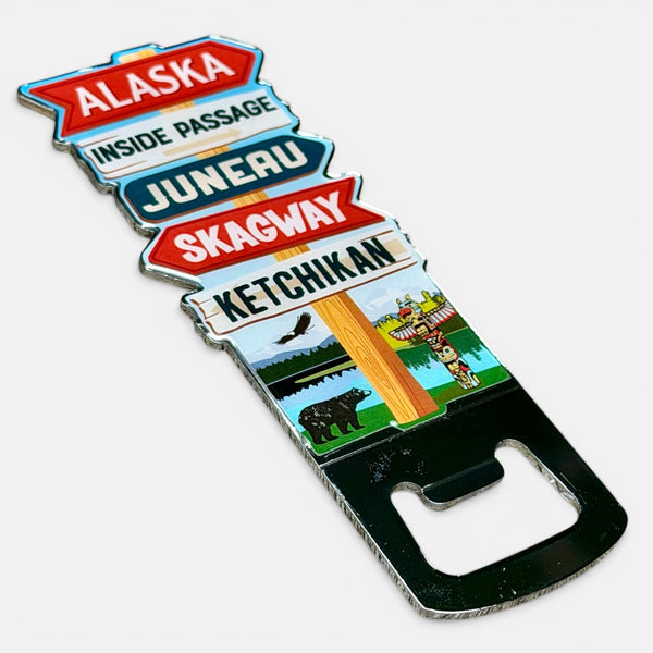 Inside Passage Bottle Opener Magnet