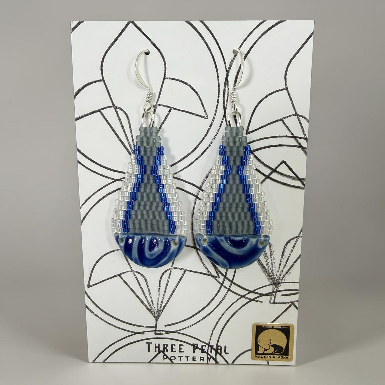 Teardrop Pottery Earrings