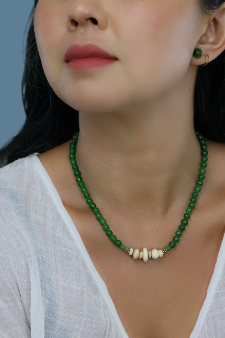 Ivory & Jade Necklace