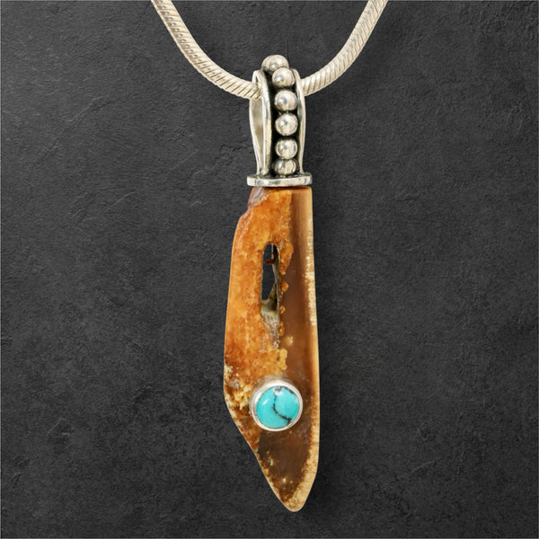 Ivory Artifact & Turquoise