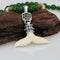 Ivory & Jade Whale Tail Necklace