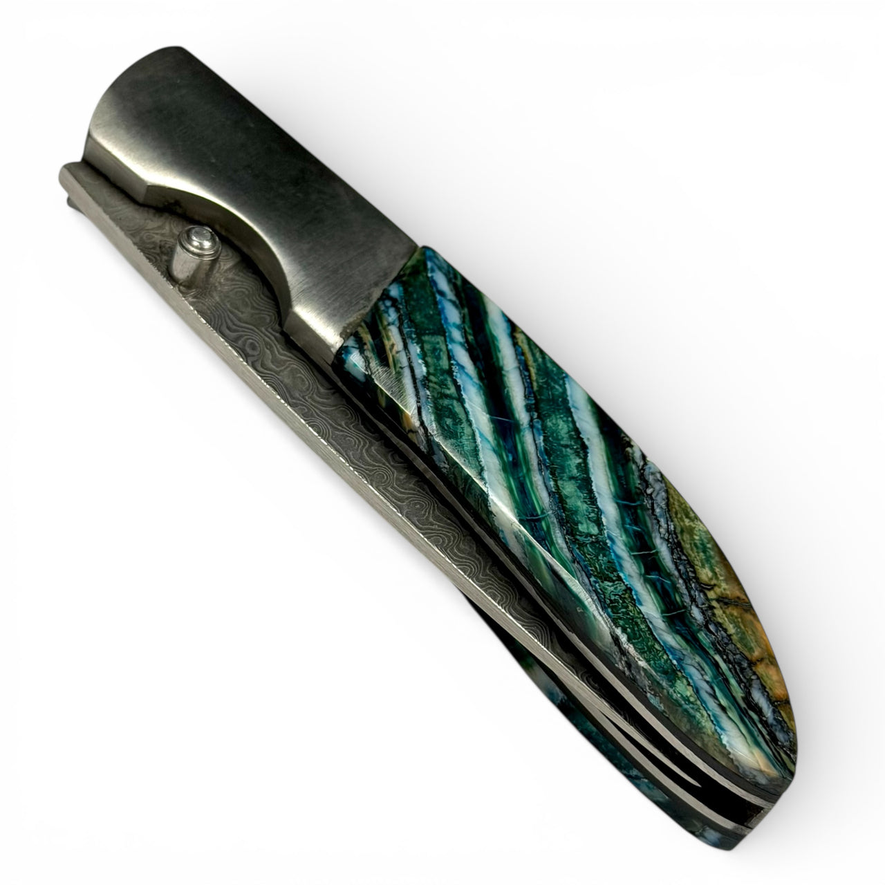 Mammoth Tooth w/ Damascus