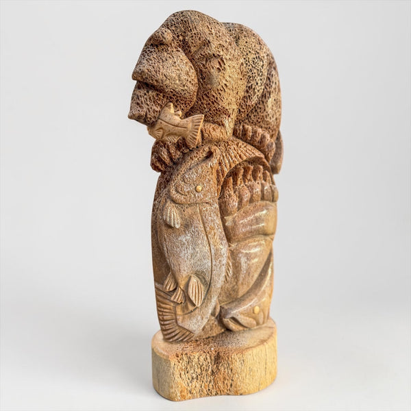 Bear w/Salmon Totem
