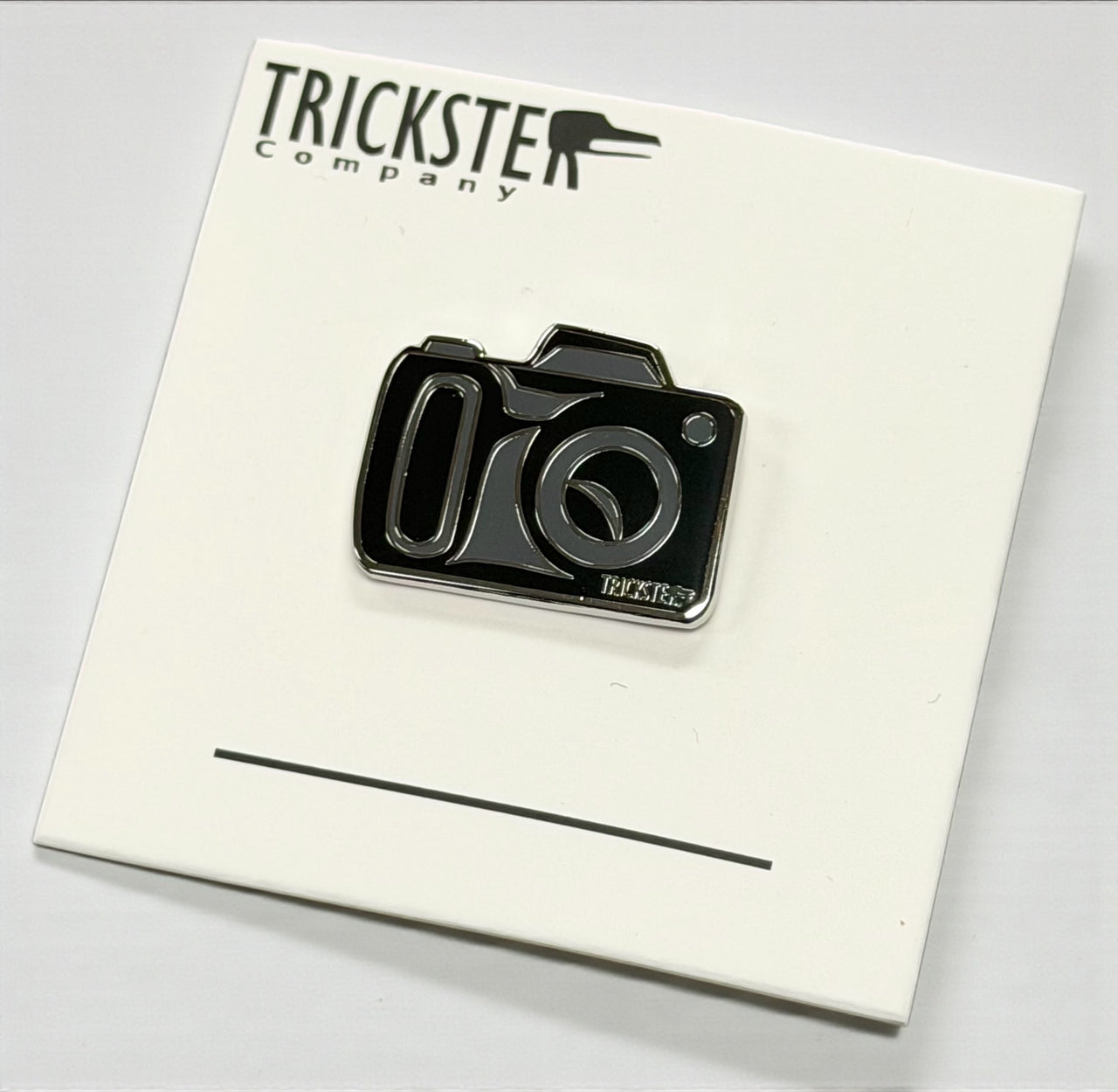 Trickster Camera Lapel Pin
