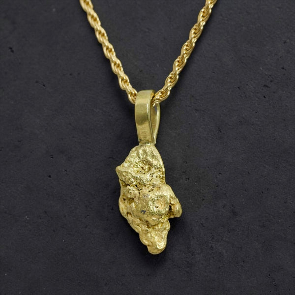 Gold Nugget Pendant