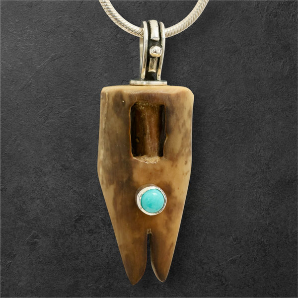 Ivory Artifact & Turquoise