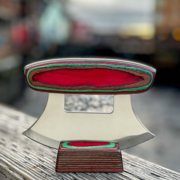 Dymondwood Ulu - Green & Red