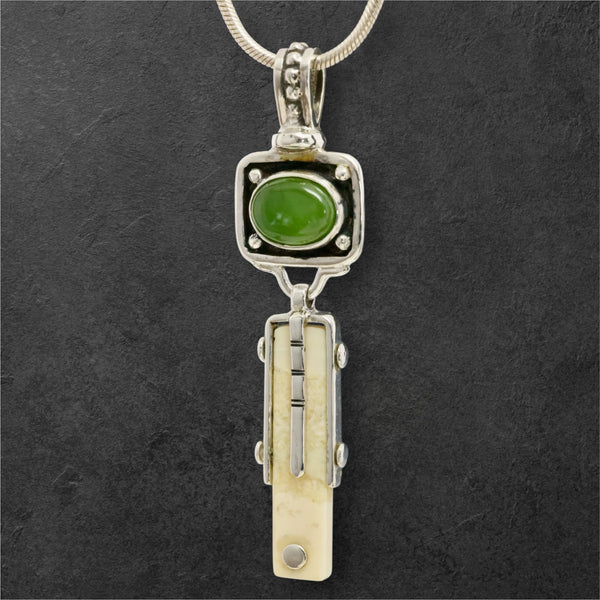 Ivory & Jade Pendant