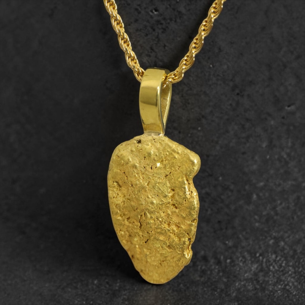 Gold Nugget Pendant