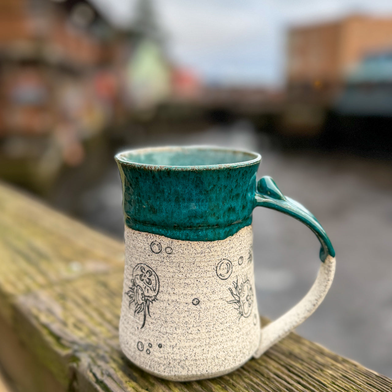 Jellyfish Decal Mug