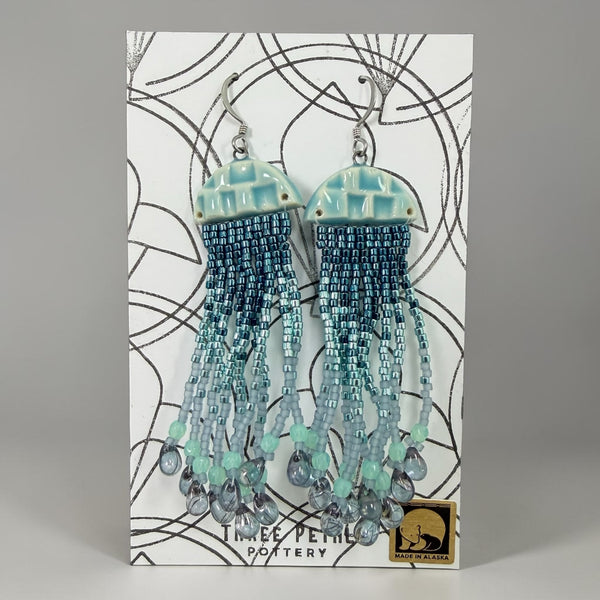Jellyfish Pottery Earrings