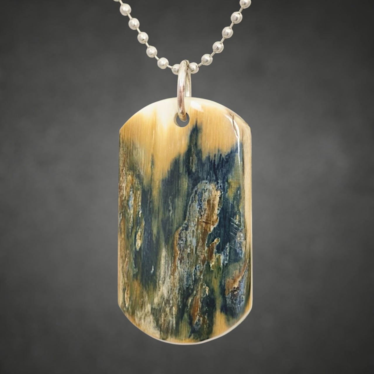 Mammoth Ivory Dog Tag
