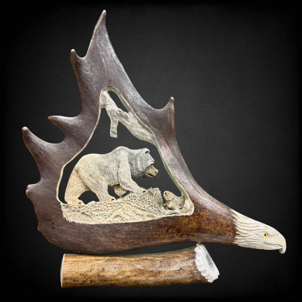 Bear - Antler Carving