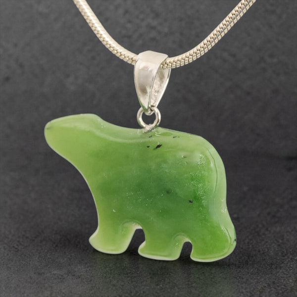 Jade Bear Pendant