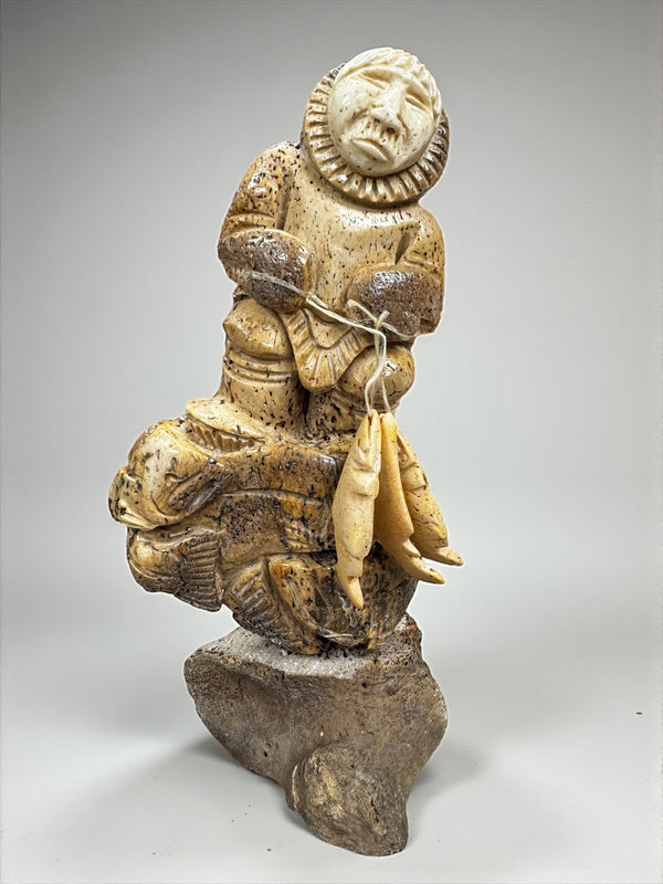 Fisherman Carving