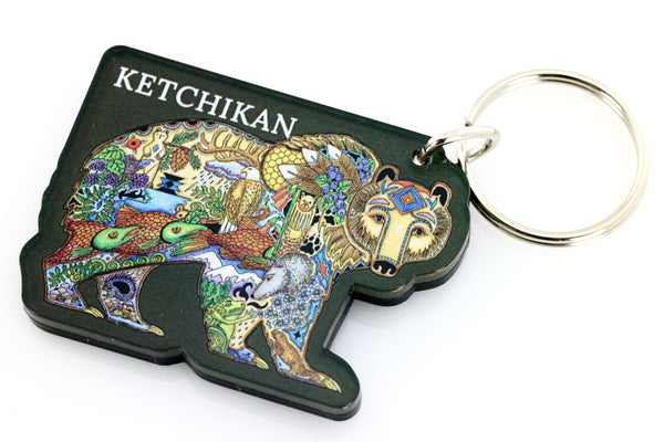 Ketchikan Bear Key Chain