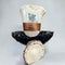 Obsidian ULU w/ Scrimshaw