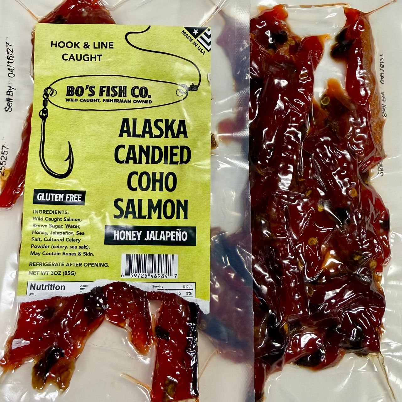 Honey Jalapeno Salmon Jerky