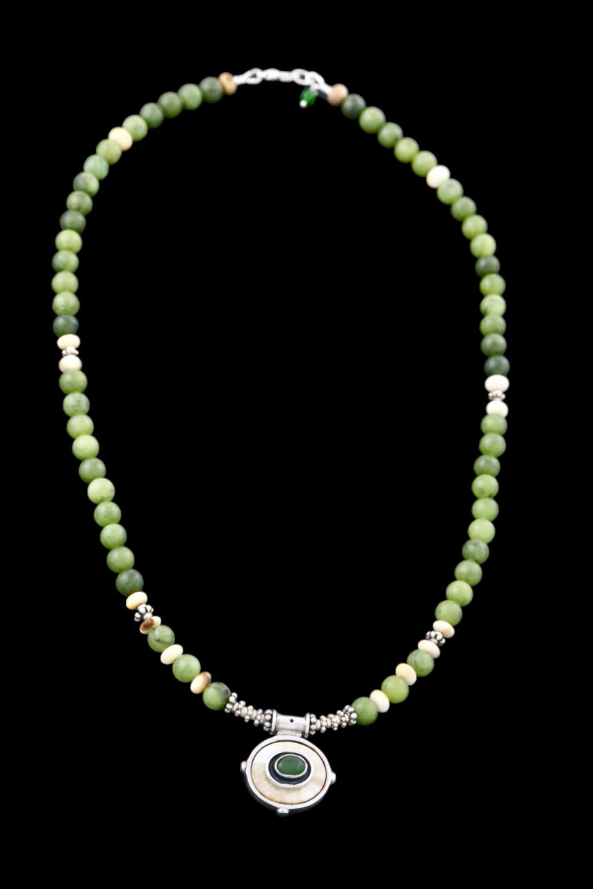 Ivory & Jade Necklace