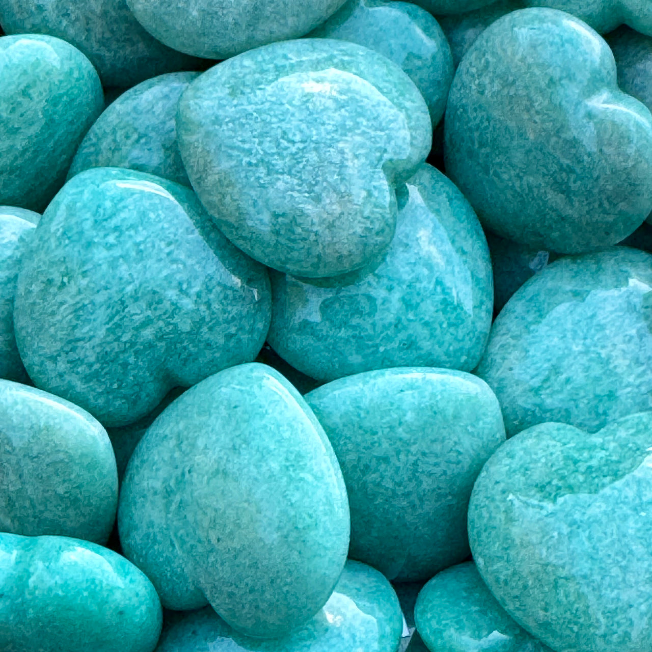 Amazonite Stone Heart