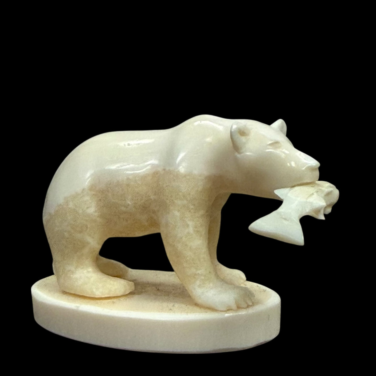 Bear & Salmon Carving