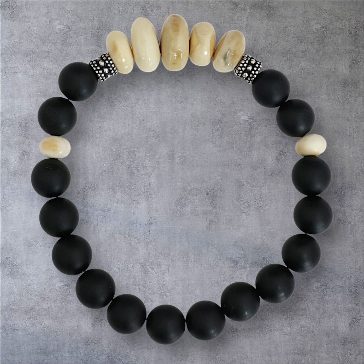 Onyx & Ivory Bracelet