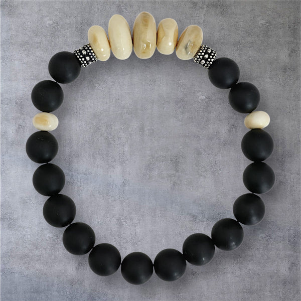 Onyx & Ivory Bracelet